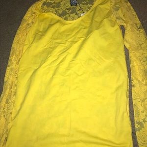 Yellow flower shirt